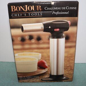 NEW BONJOUR CHEF'S TOOLS CHEF'S CREME BRULEE TORCH